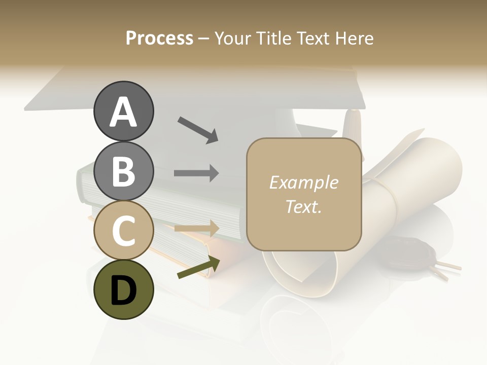 Graduating Cap School PowerPoint Template
