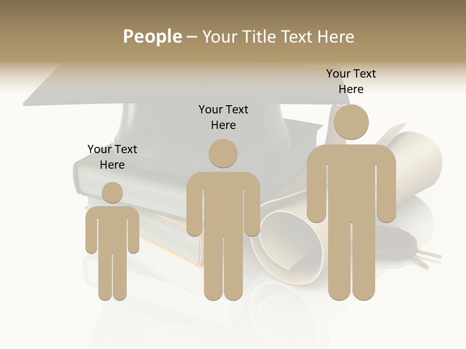 Graduating Cap School PowerPoint Template