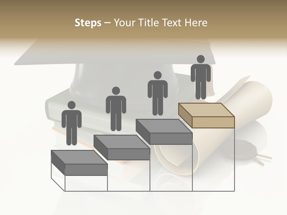 Graduating Cap School PowerPoint Template