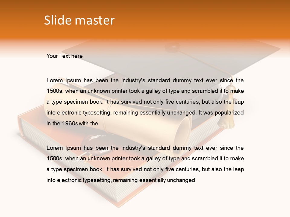 Closeup Accomplished Honor PowerPoint Template