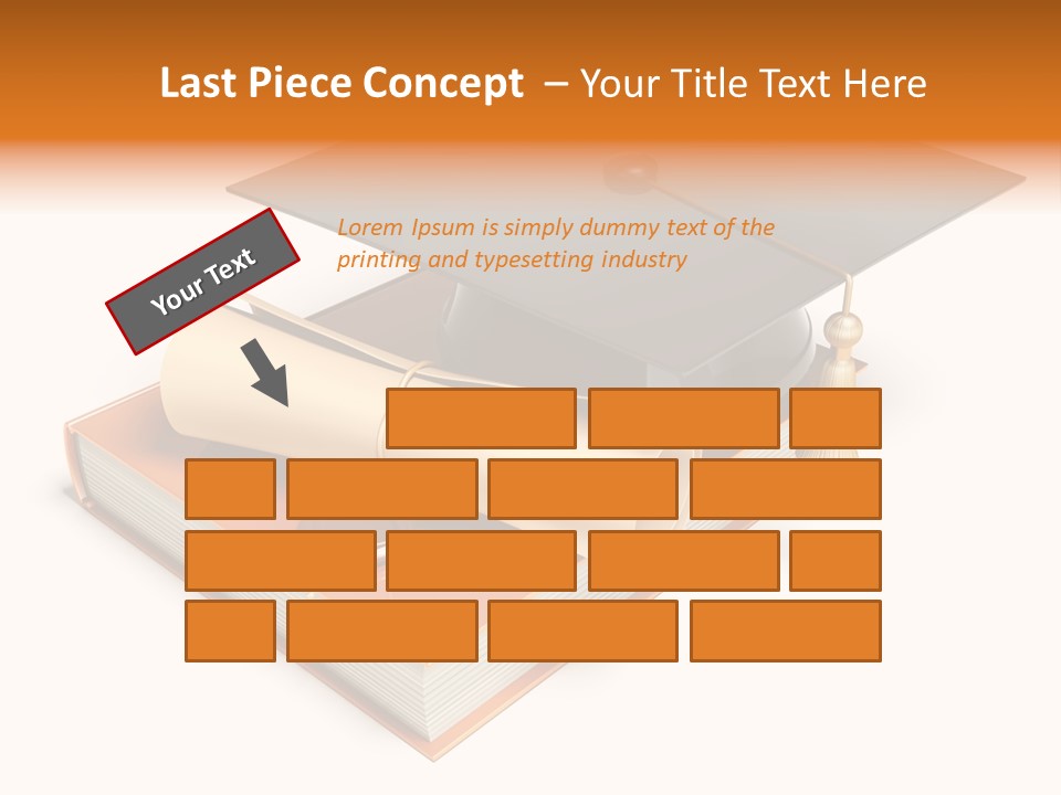 Closeup Accomplished Honor PowerPoint Template