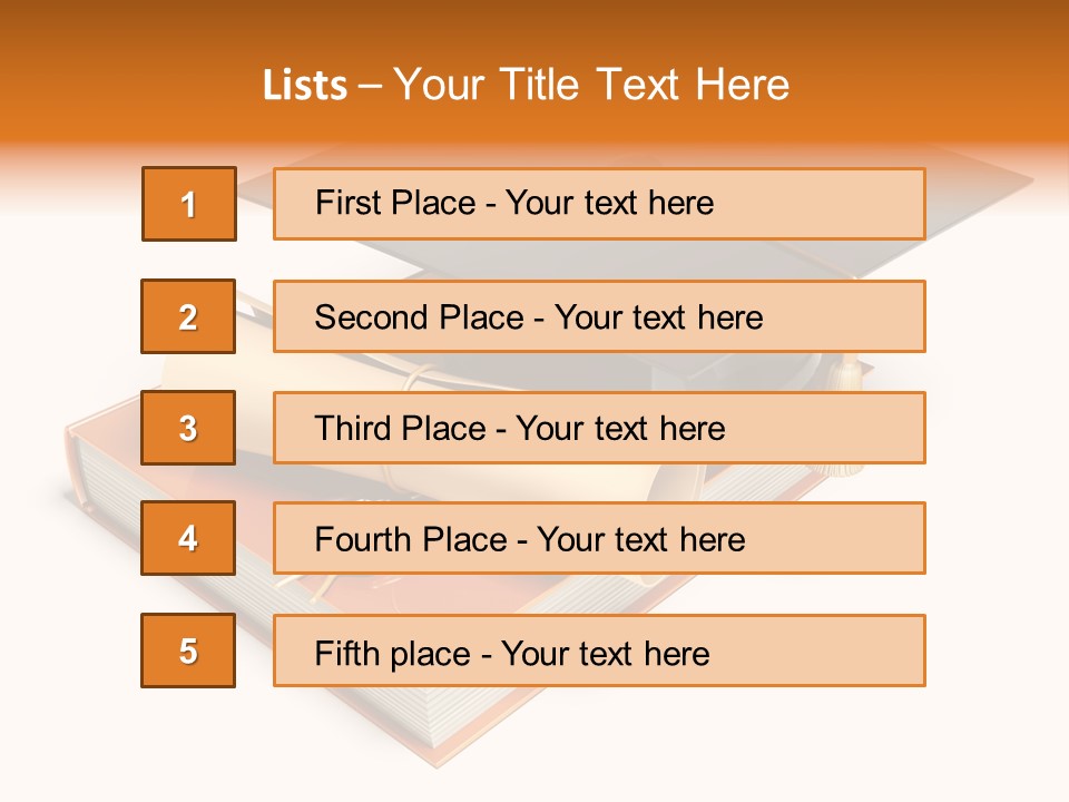 Closeup Accomplished Honor PowerPoint Template