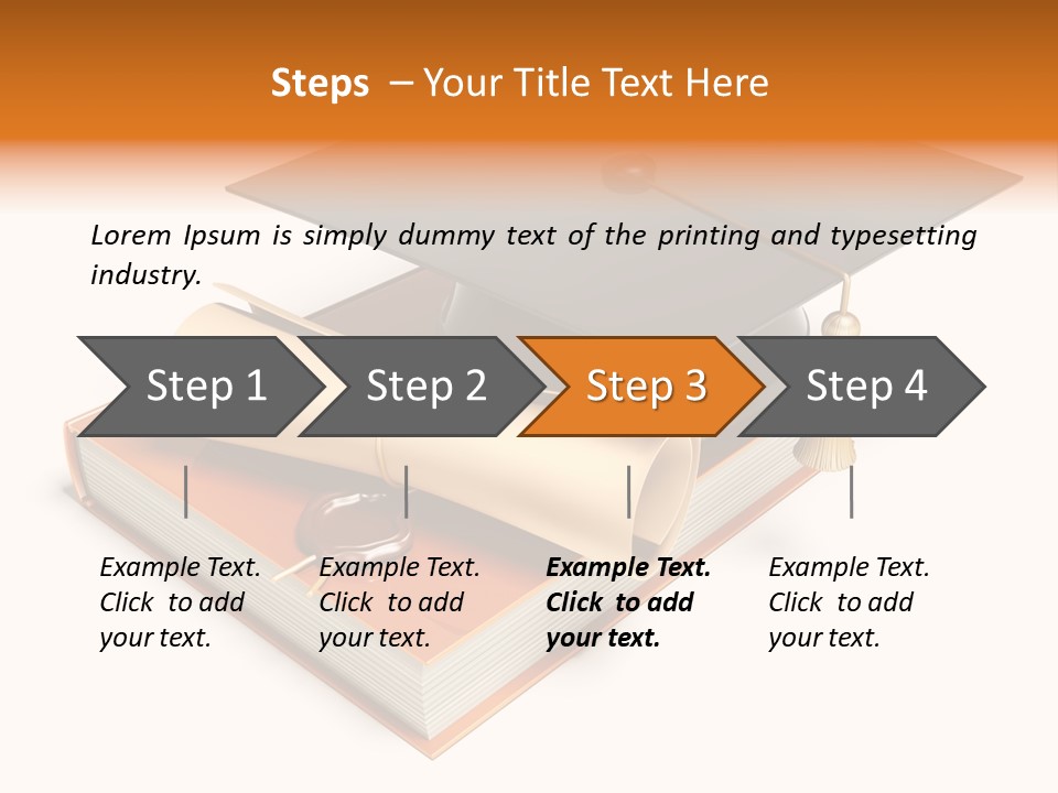Closeup Accomplished Honor PowerPoint Template