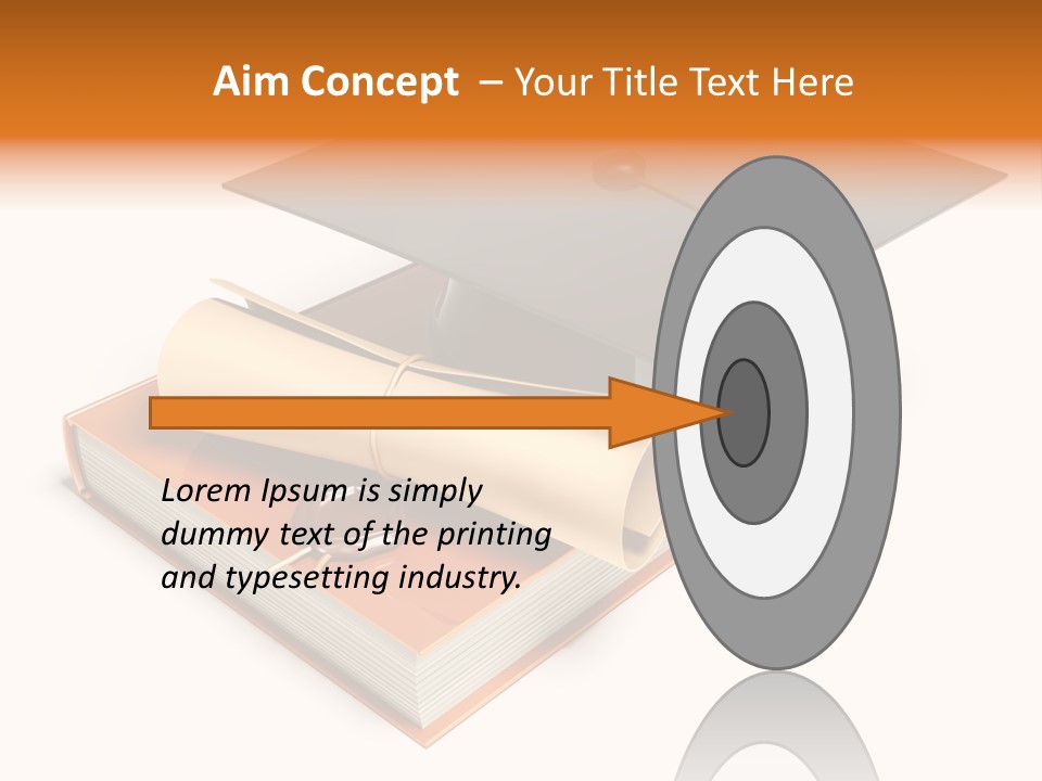 Closeup Accomplished Honor PowerPoint Template