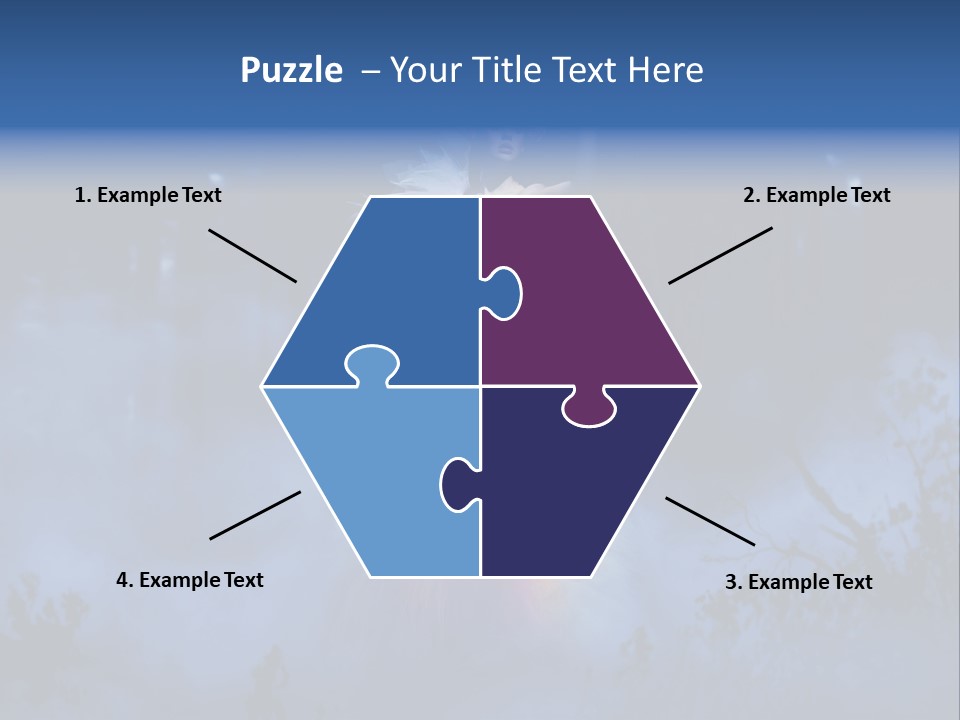 Grass Woman Elegance PowerPoint Template