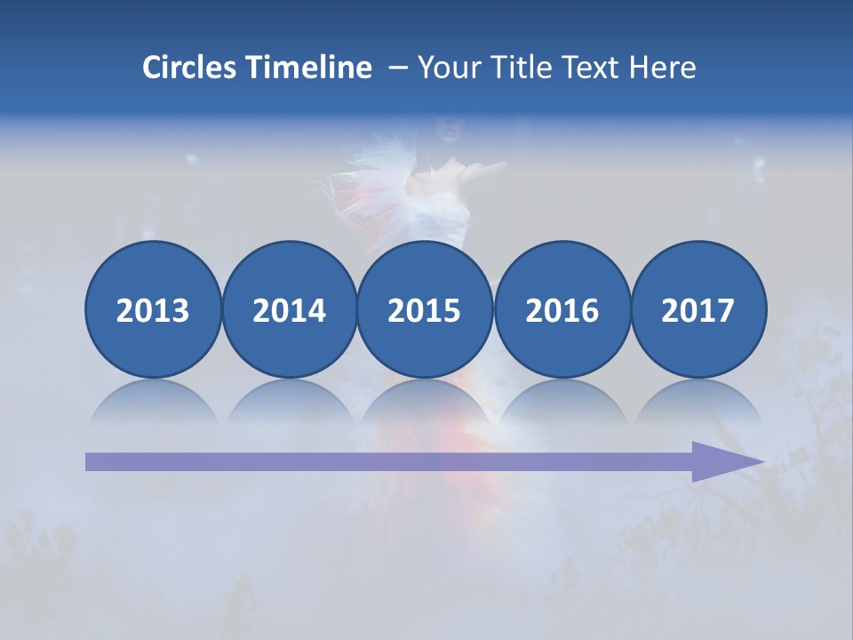 Grass Woman Elegance PowerPoint Template