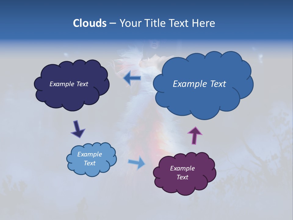 Grass Woman Elegance PowerPoint Template