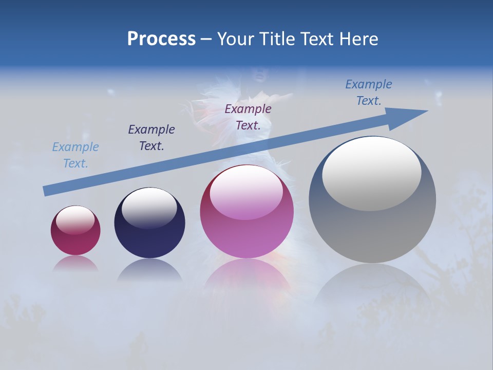 Grass Woman Elegance PowerPoint Template