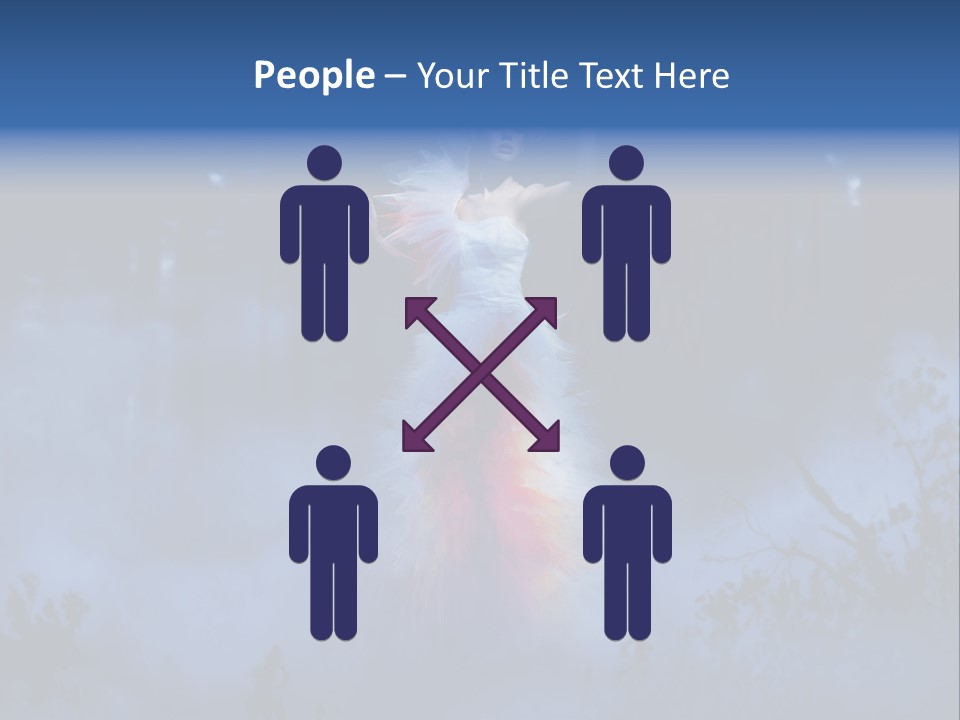 Grass Woman Elegance PowerPoint Template