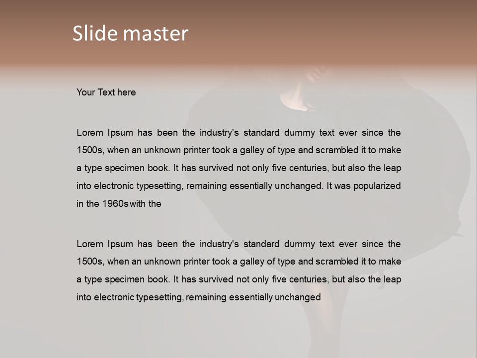 Seduce Hands Figure PowerPoint Template