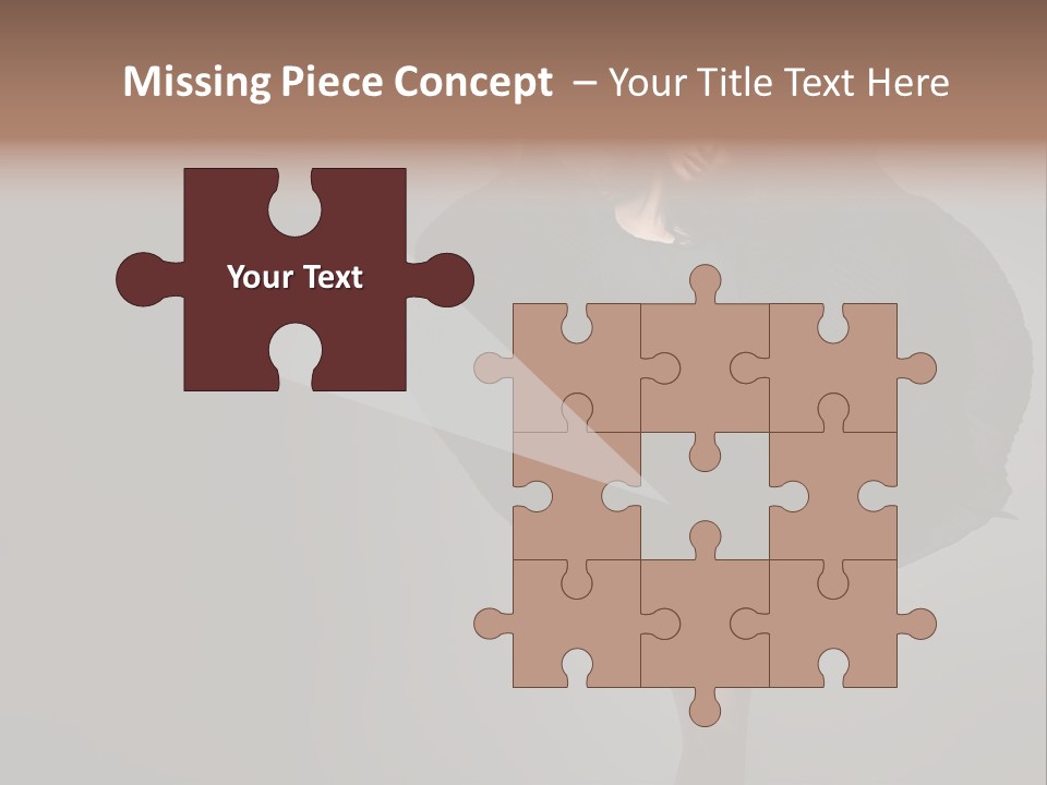 Seduce Hands Figure PowerPoint Template