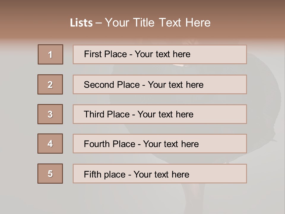 Seduce Hands Figure PowerPoint Template