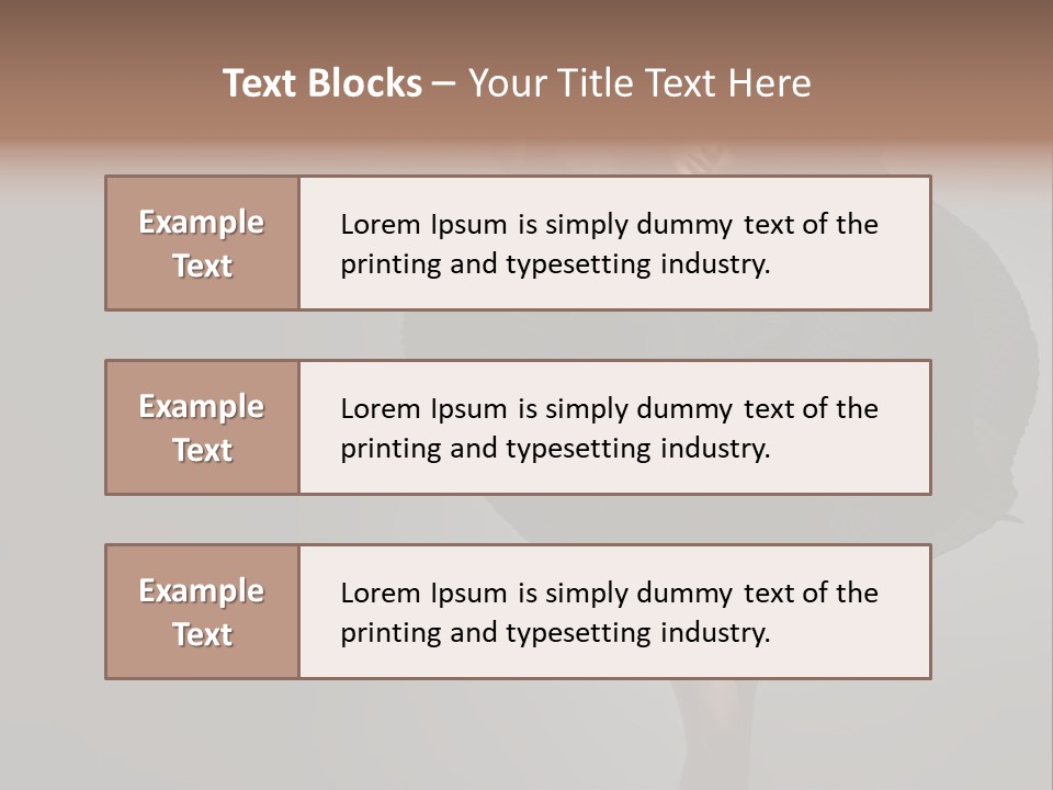 Seduce Hands Figure PowerPoint Template