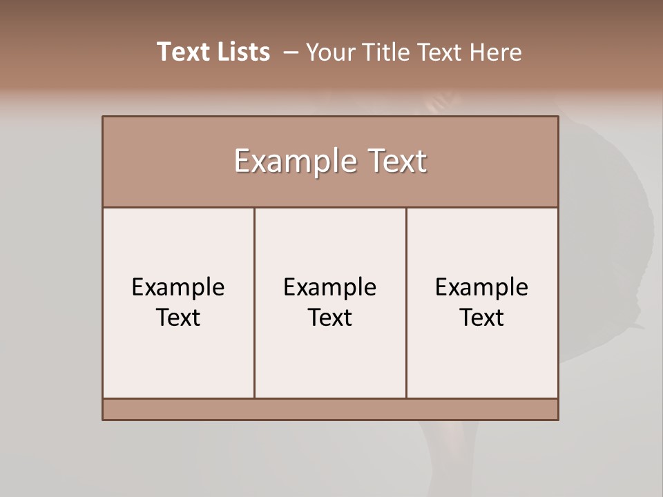 Seduce Hands Figure PowerPoint Template
