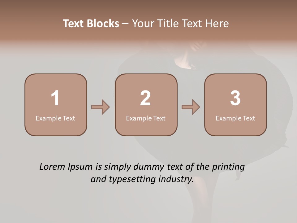 Seduce Hands Figure PowerPoint Template