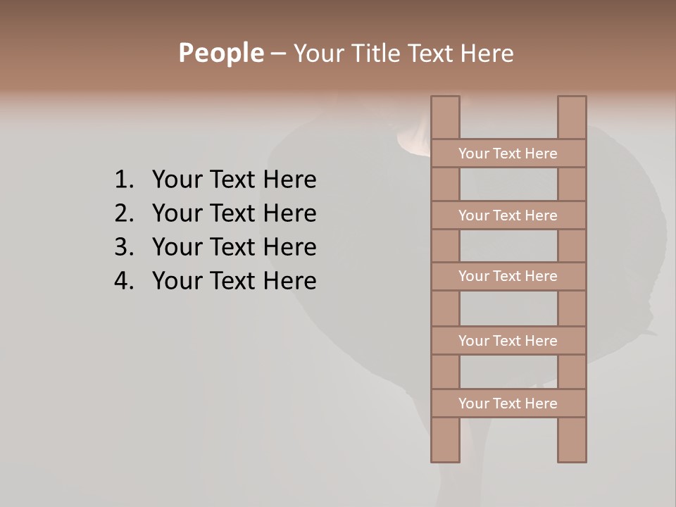 Seduce Hands Figure PowerPoint Template