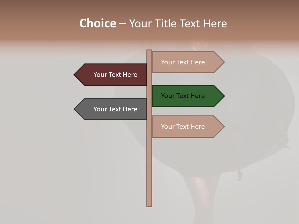 Seduce Hands Figure PowerPoint Template