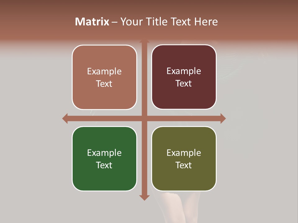 Romantic Model Woman PowerPoint Template