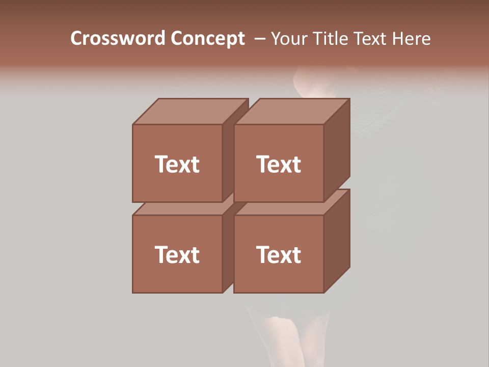 Romantic Model Woman PowerPoint Template