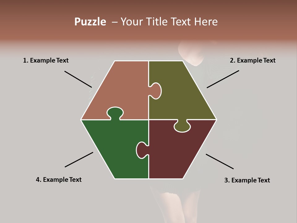 Romantic Model Woman PowerPoint Template