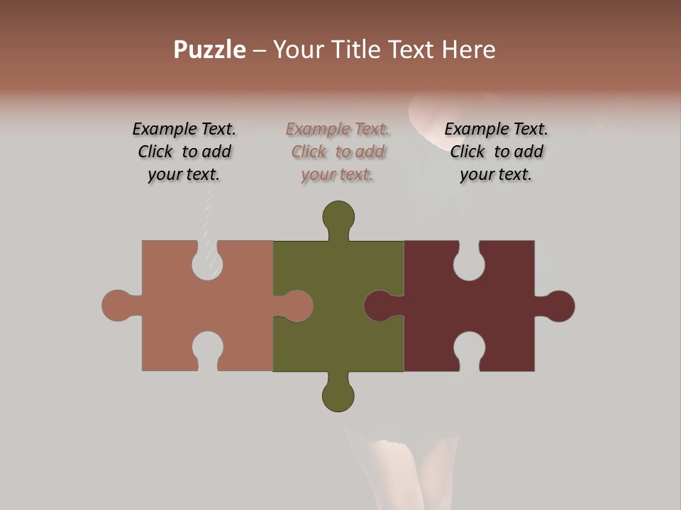 Romantic Model Woman PowerPoint Template