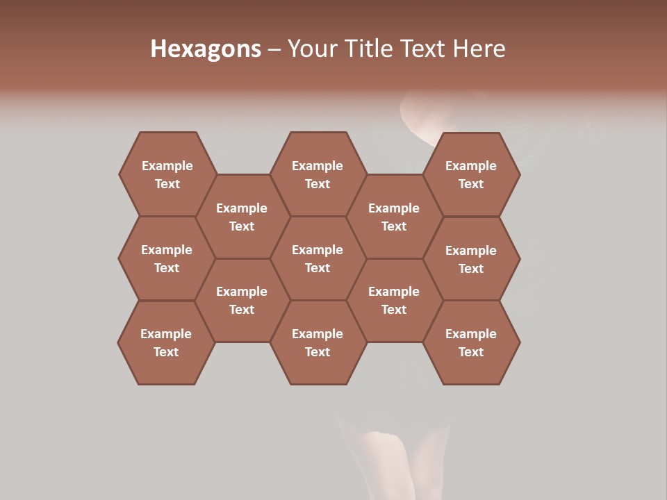 Romantic Model Woman PowerPoint Template