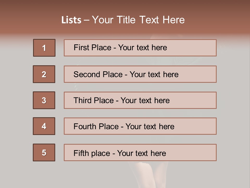 Romantic Model Woman PowerPoint Template