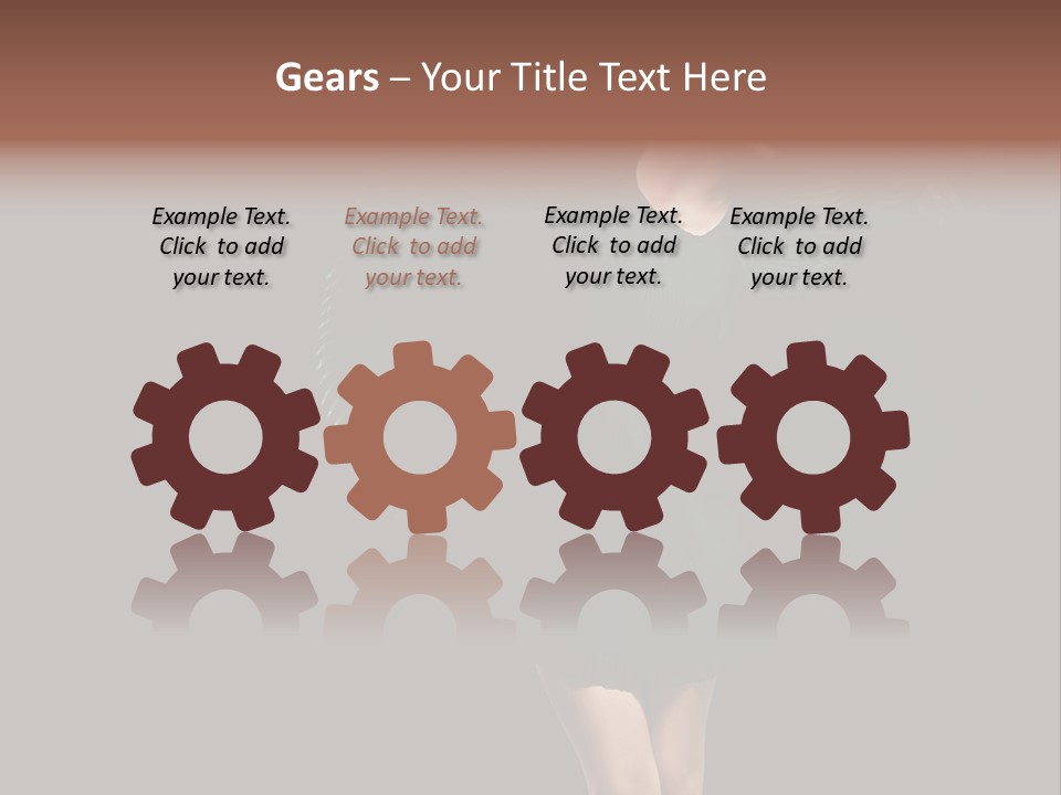 Romantic Model Woman PowerPoint Template