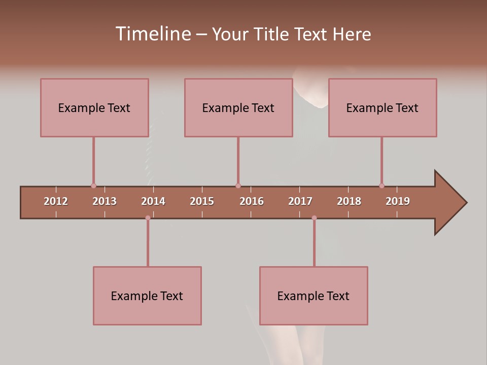 Romantic Model Woman PowerPoint Template