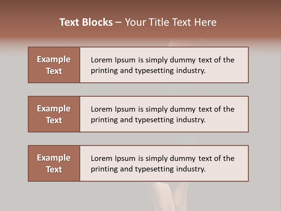 Romantic Model Woman PowerPoint Template
