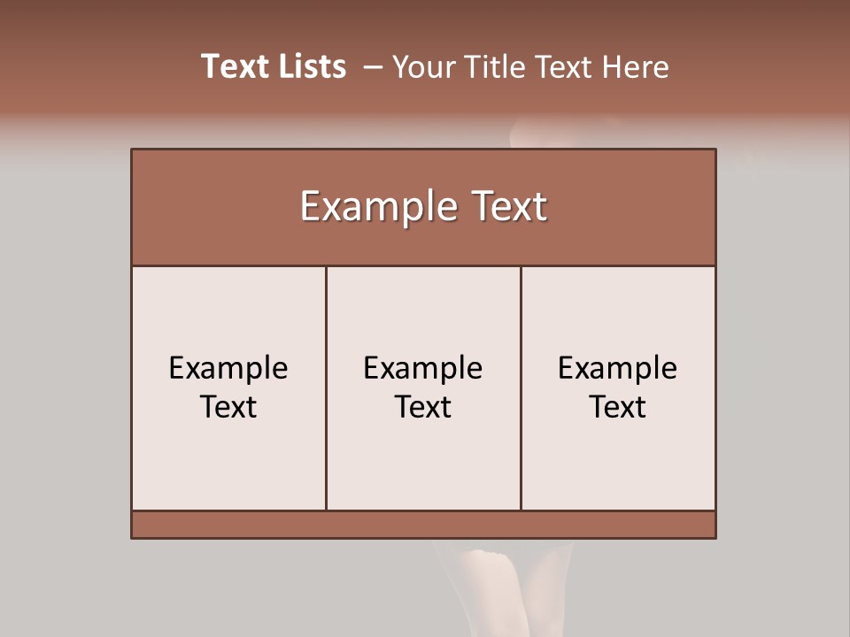Romantic Model Woman PowerPoint Template