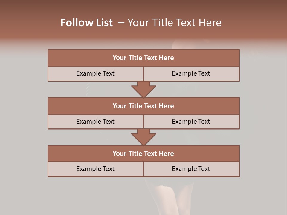 Romantic Model Woman PowerPoint Template