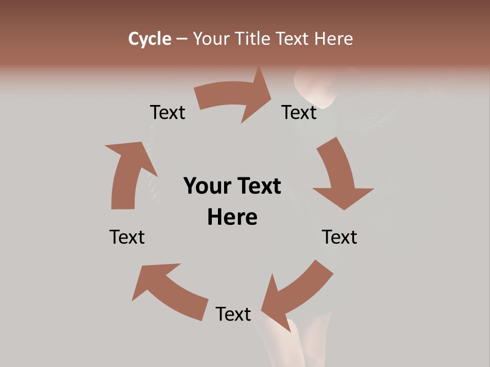 Romantic Model Woman PowerPoint Template