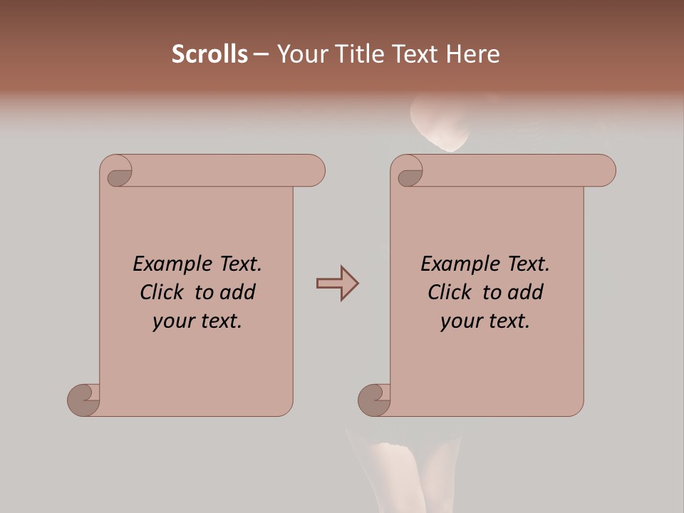 Romantic Model Woman PowerPoint Template