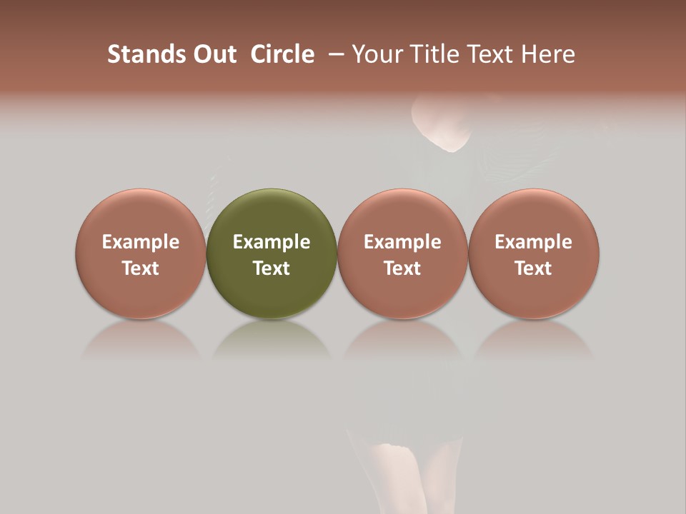 Romantic Model Woman PowerPoint Template