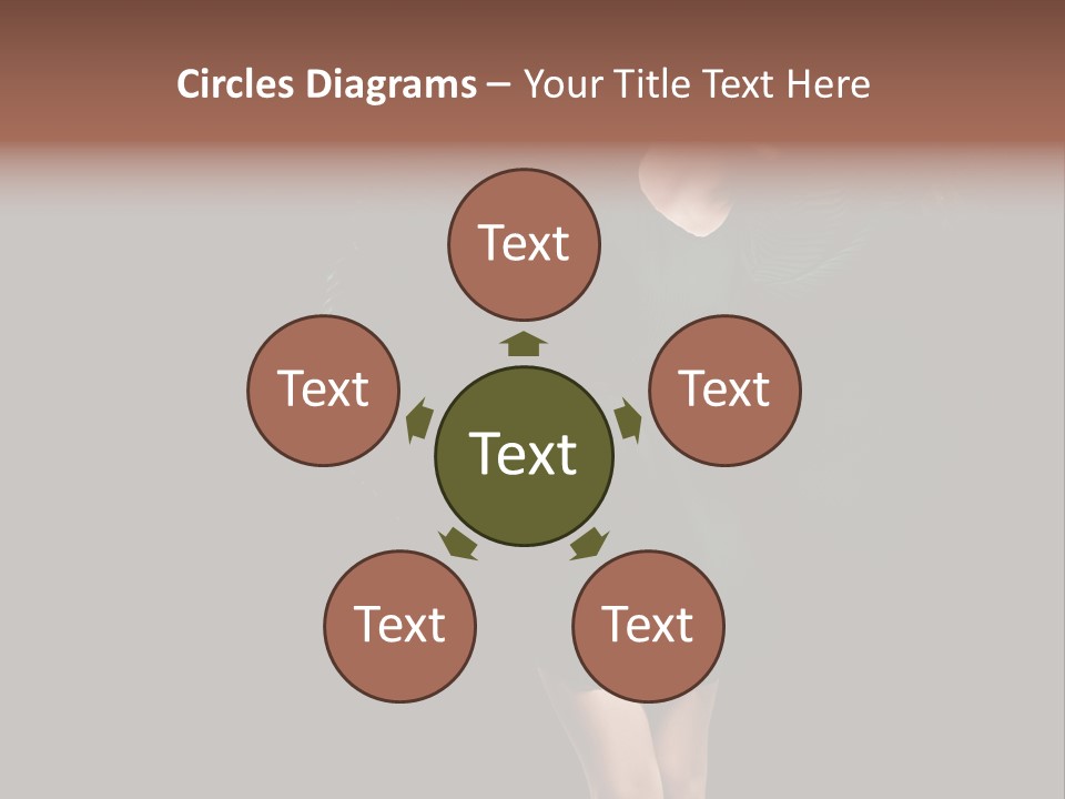 Romantic Model Woman PowerPoint Template