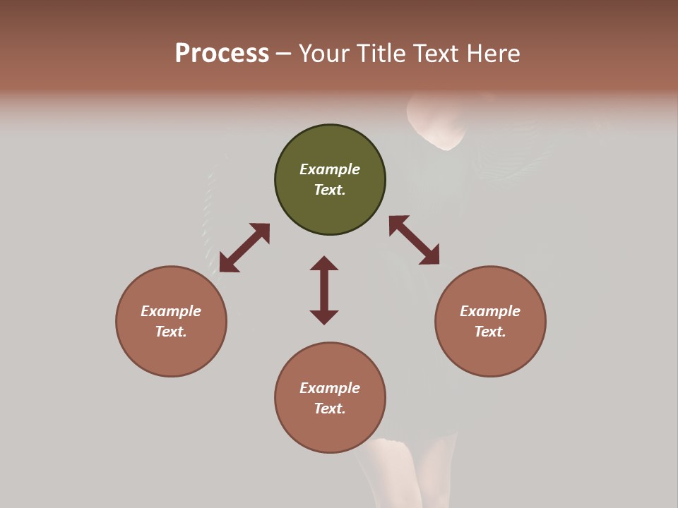 Romantic Model Woman PowerPoint Template