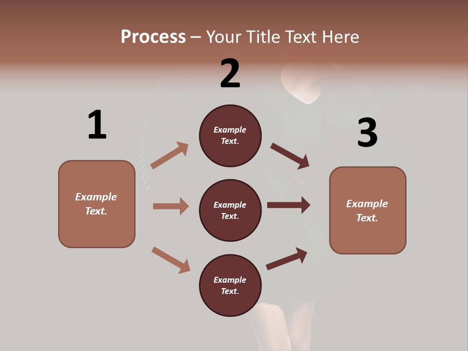 Romantic Model Woman PowerPoint Template