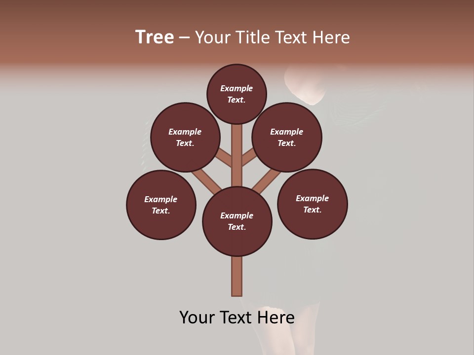 Romantic Model Woman PowerPoint Template