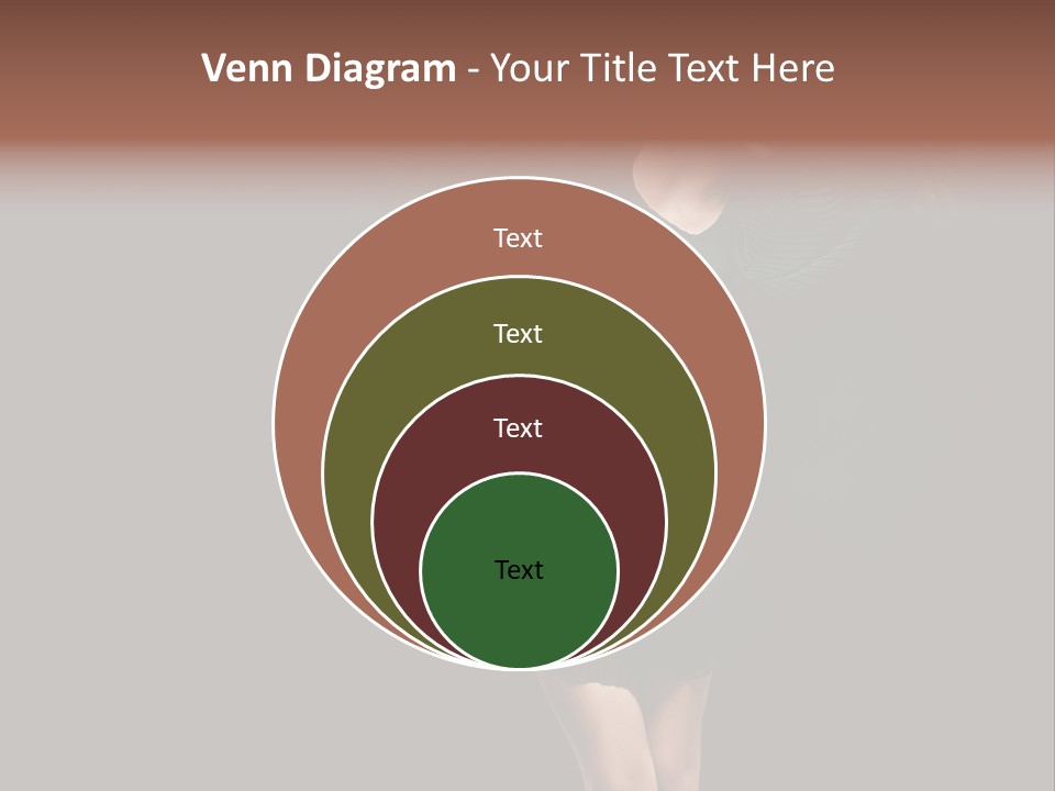 Romantic Model Woman PowerPoint Template