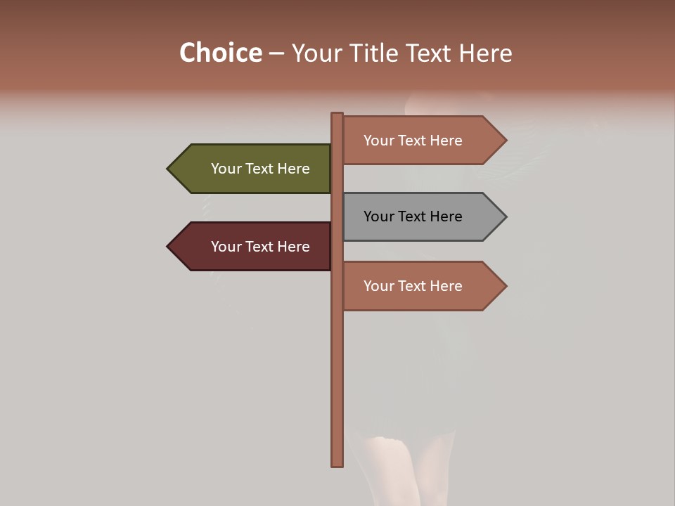 Romantic Model Woman PowerPoint Template