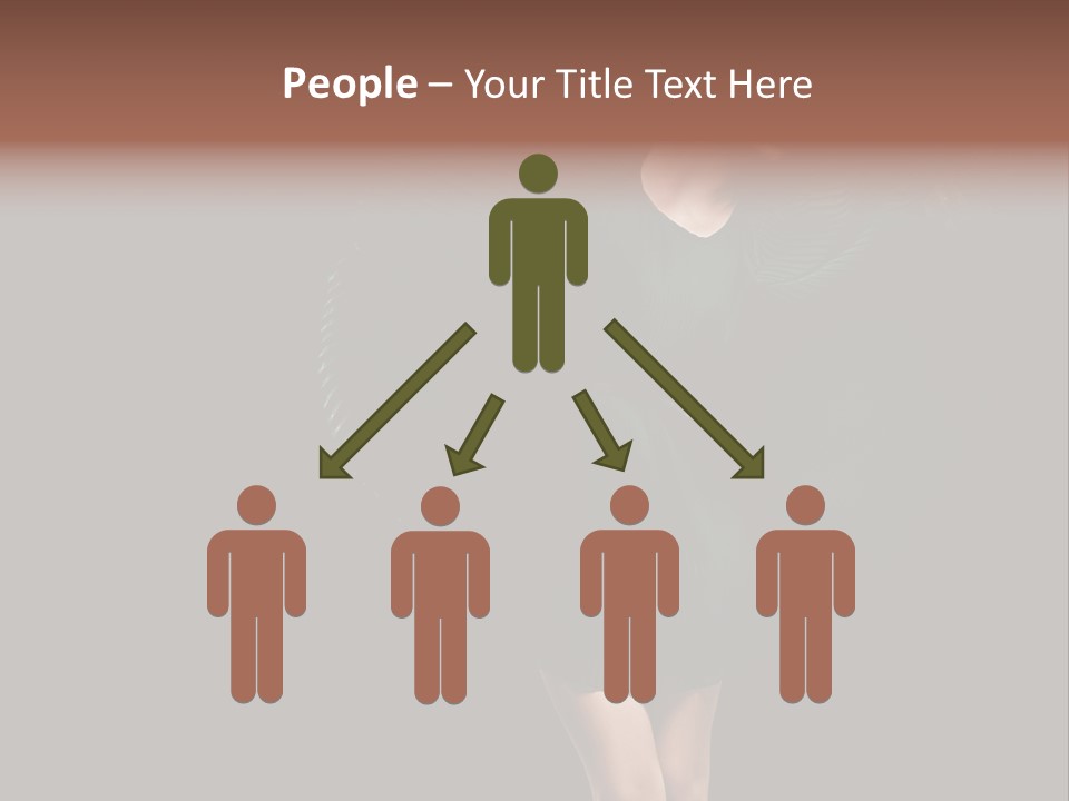 Romantic Model Woman PowerPoint Template