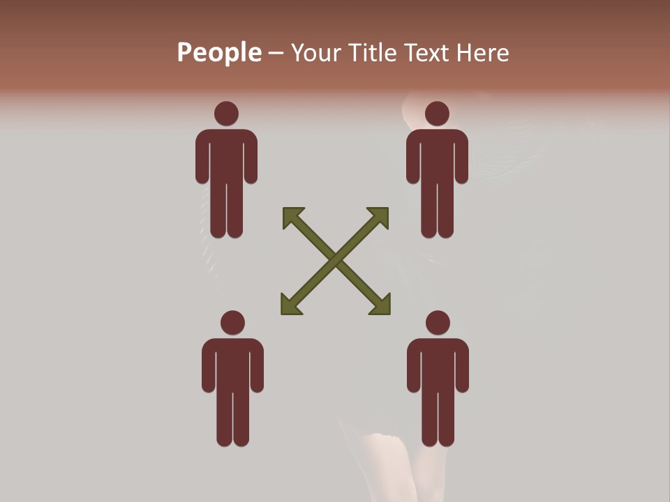 Romantic Model Woman PowerPoint Template