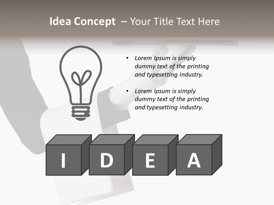 Carry Arm Detail PowerPoint Template