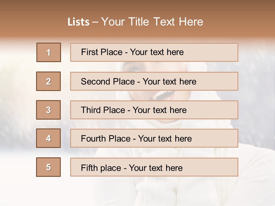 Leisure Cold One PowerPoint Template