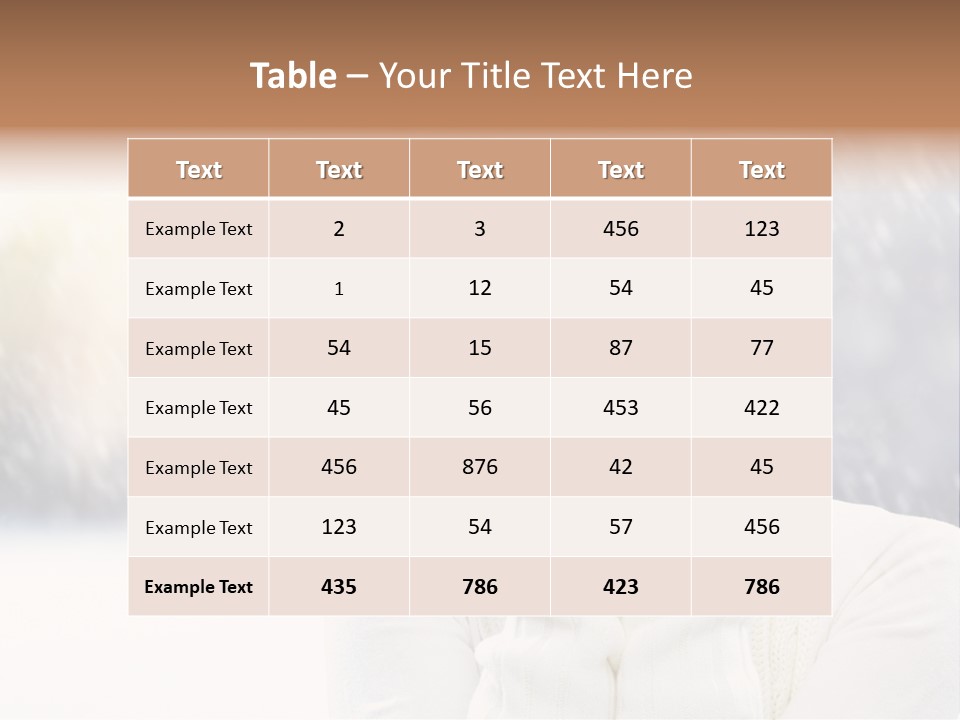 Leisure Cold One PowerPoint Template