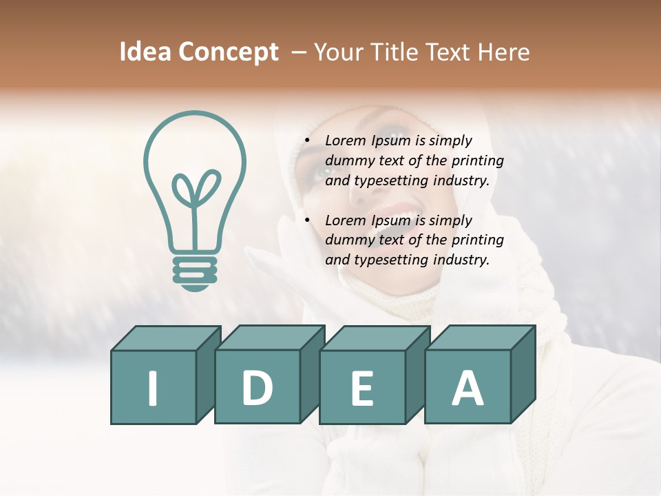 Leisure Cold One PowerPoint Template