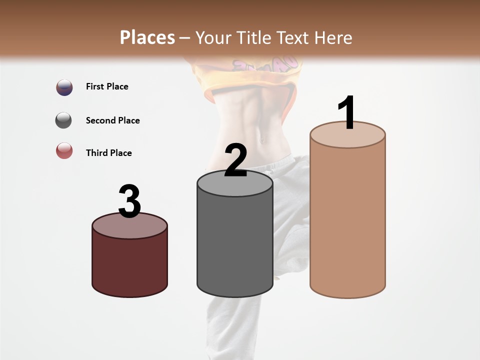 Stretching Exercise Gymnastic PowerPoint Template