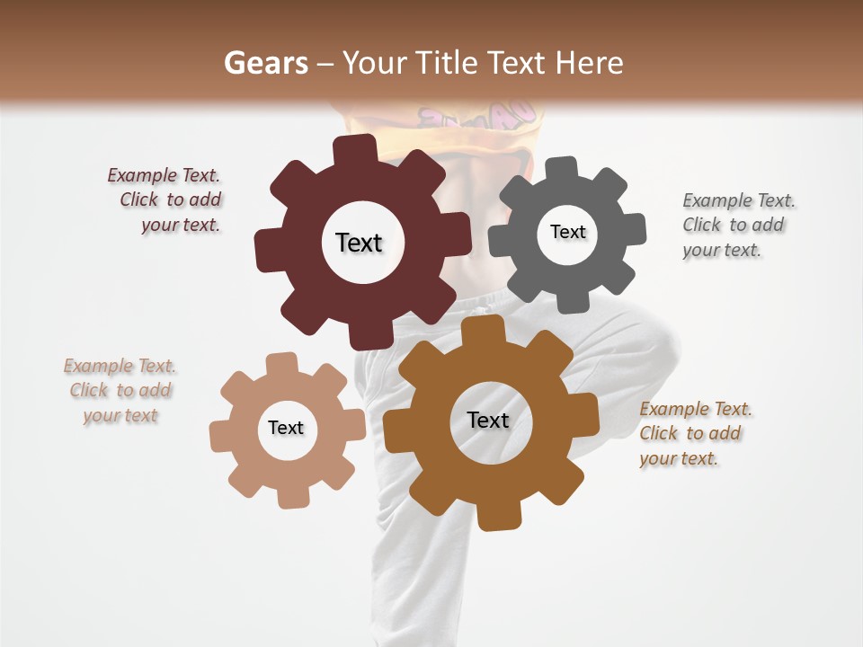 Stretching Exercise Gymnastic PowerPoint Template