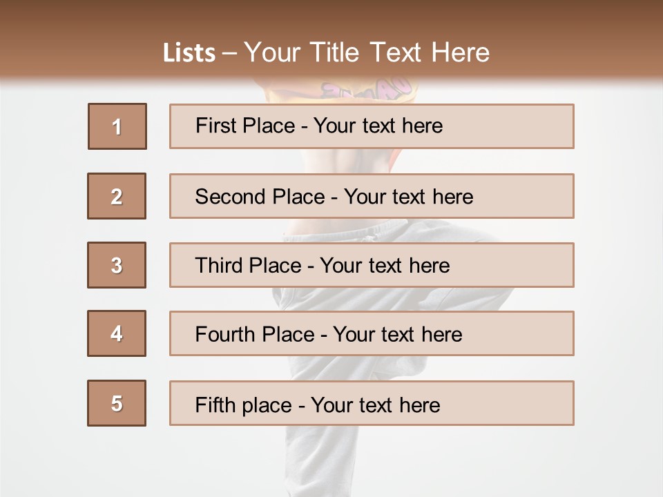 Stretching Exercise Gymnastic PowerPoint Template